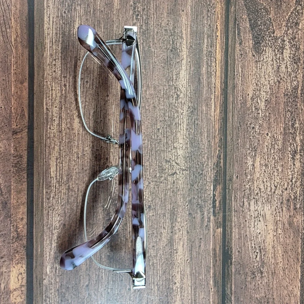 Kate Spade Marnie B3V Eyeglasses Burgundy Marbled Lilac Cat Eye Frames 53-15-135